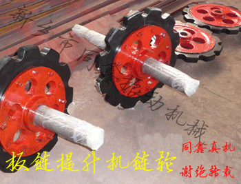 NE系列板鏈斗式提升機(jī)產(chǎn)品專用鏈輪-同鑫振動機(jī)械