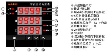 三相電壓表