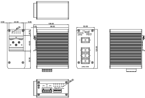 Korenix˼(ӼF(tun)) JetNet 3008 8ڰ׹I(y)̫W(wng)QC(j)